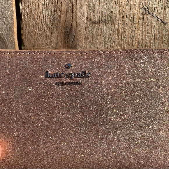 Kate spade Glitter Sparkly Medium Bifold Wallet - Picture 2 of 6